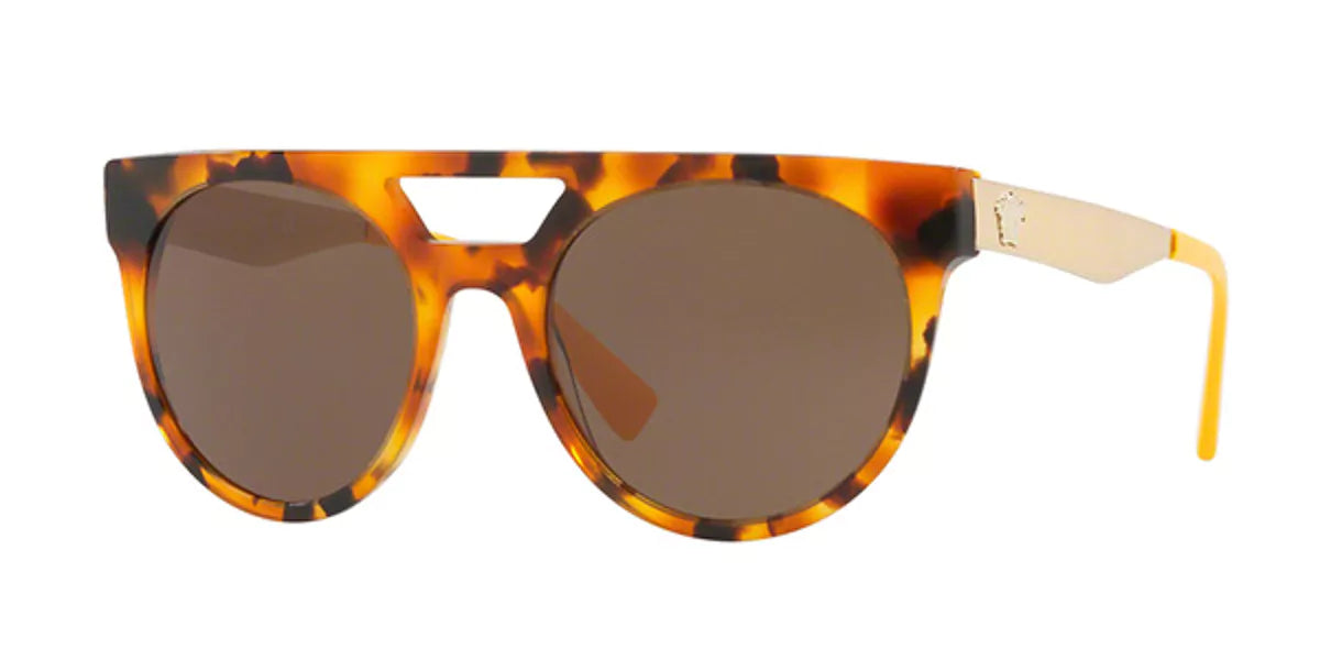 Versace VE4339 524973 Tortoiseshell Brown Sunglasses - Stylish Designer Shades for Men & Women | Perfect for Outdoor Activities, Beach, Driving & Fashion Accessories