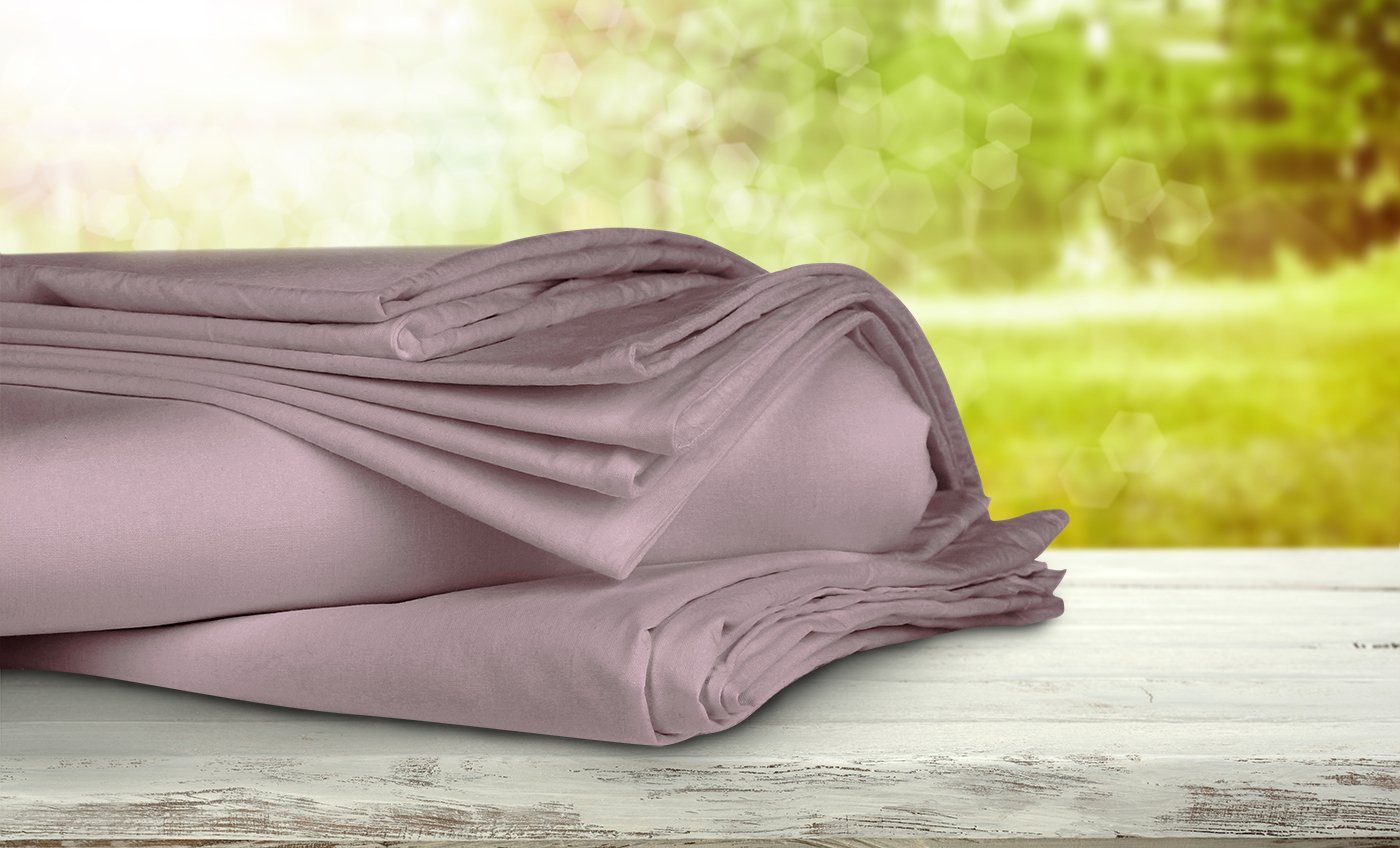 Home Dynamix Jill Morgan Fashion Solid Pillowcases (2 Pack) - King Size, Lilac - Soft & Durable Bedding for Luxury Bedroom Decor