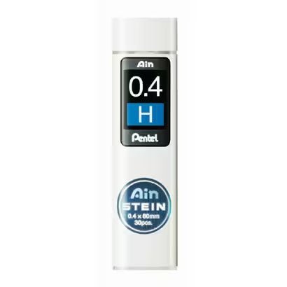 Pentel Ain STEIN Black Pencil Lead - 0.5mm HB Refills for Mechanical Pencils (12 Pack) - Smooth Writing for School, Office & Sketching