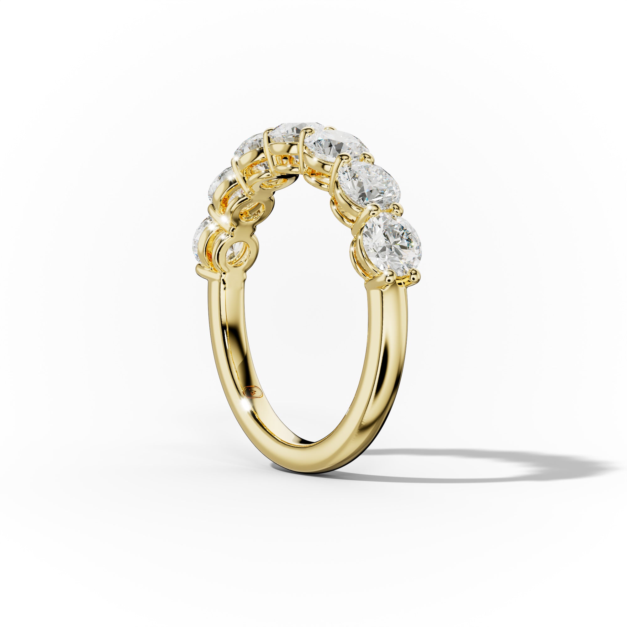 2.0 Carat Round Diamond Anniversary Band for Women - 14K White Gold Wedding Ring - Perfect for Anniversaries, Engagements & Special Occasions