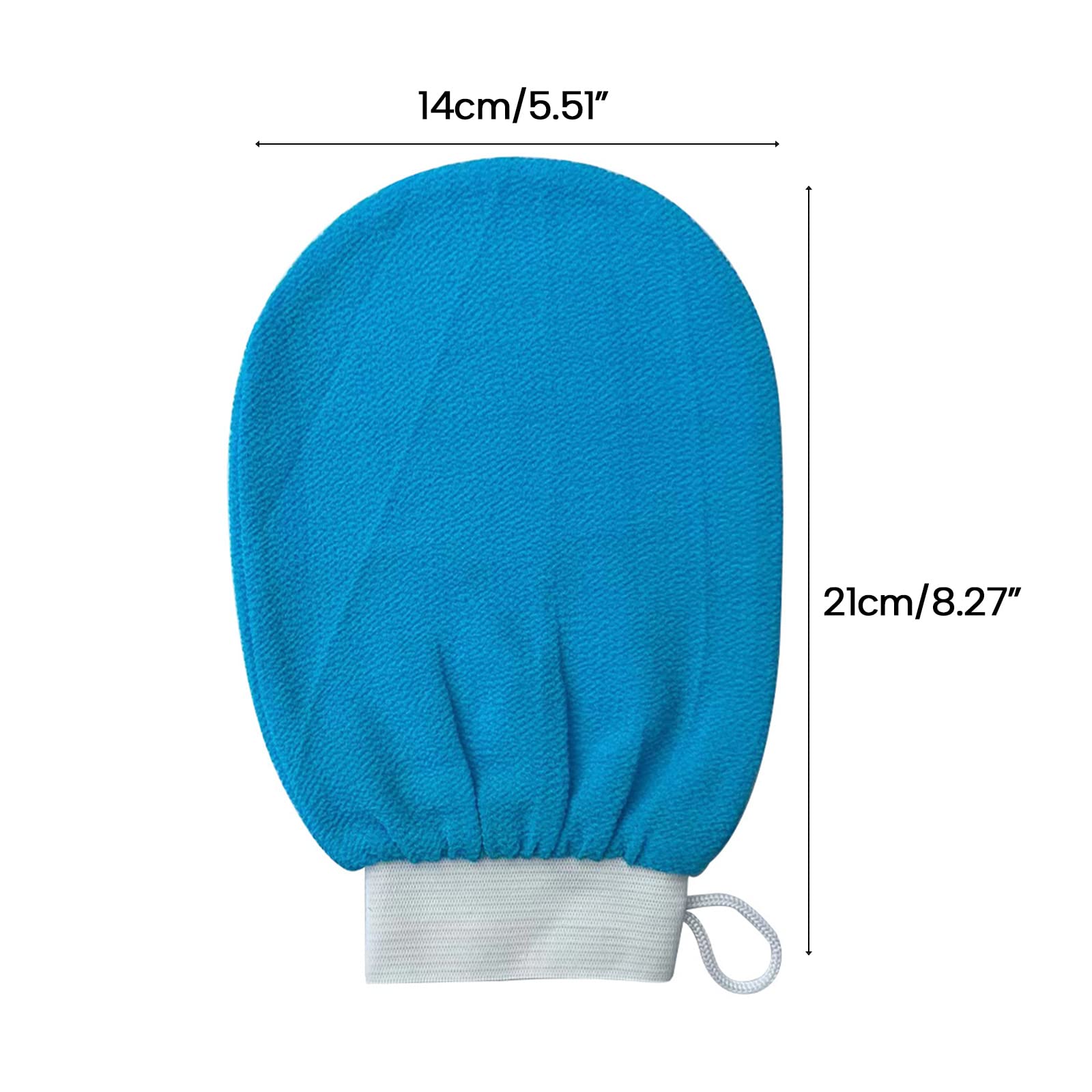 Premium Moroccan Kessa Exfoliating Gloves - Body Scrub Mitt for Smooth Skin, At-Home Shower & Bath Exfoliation, Washable & Reusable - Perfect for Dead Skin Removal, Spa Days & Self-Care Routines