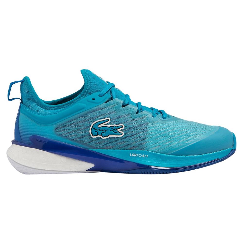 Lacoste AG LT23 Lite Women's Tennis Shoes - Lightweight Comfort Sneakers for Women in Blue & White | Perfect for Casual Wear, Gym Workouts & Tennis Matches