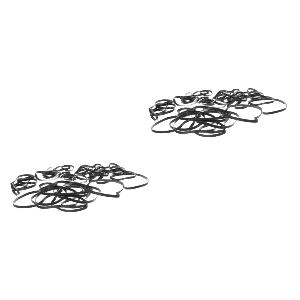 OSALADI 100 Pcs Rubber Cassette Tape Drive Belts - Compatible with Tape Recorders, CD Players & Turntables - Durable Round Belts for Audio Equipment Repair & Maintenance - Perfect for Vintage Music Lovers & DIY Enthusiasts