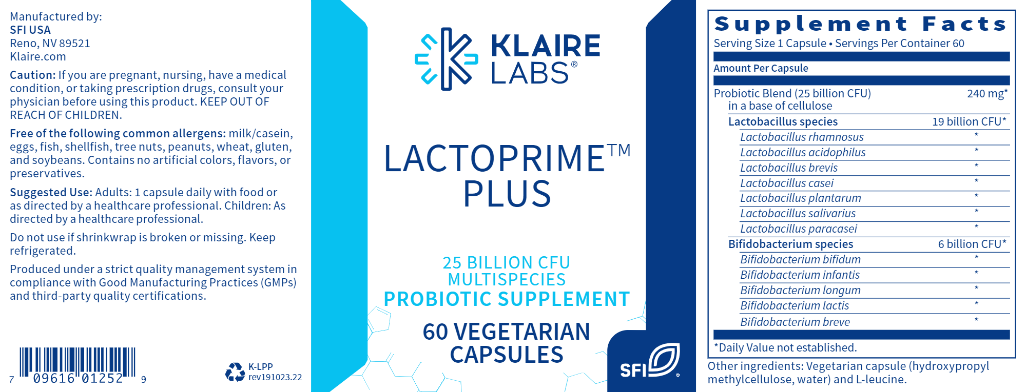 LactoPrime™ Plus - Advanced Probiotic Supplement for Digestive Health & Immune Support - Ideal for Gut Balance, Bloating Relief & Daily Wellness