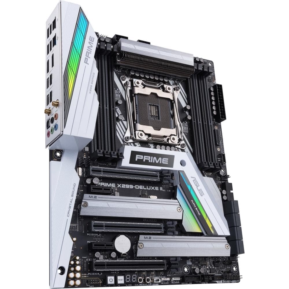 ASUS PRIME X299 DELUXE II Thunderbolt 3 Motherboard - LGA 2066 Socket, ATX Form Factor, 3-Year Warranty - Perfect for High-End Gaming PCs, Workstations, and Content Creation