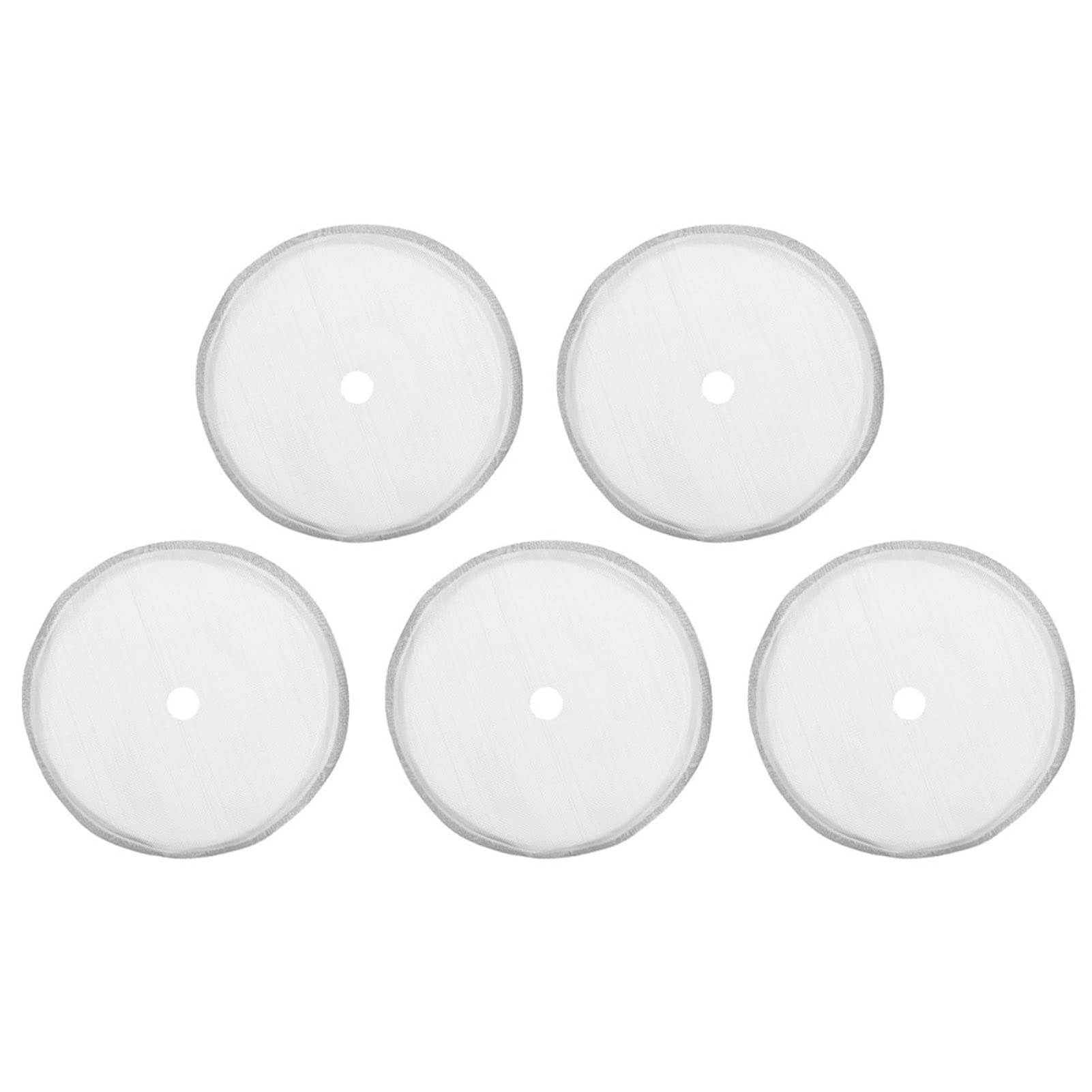 5-Pack 80 Mesh Stainless Steel Replacement Filters for 350ml French Press Coffee Maker - Durable Coffee Strainers for Home, Office & Camping Use