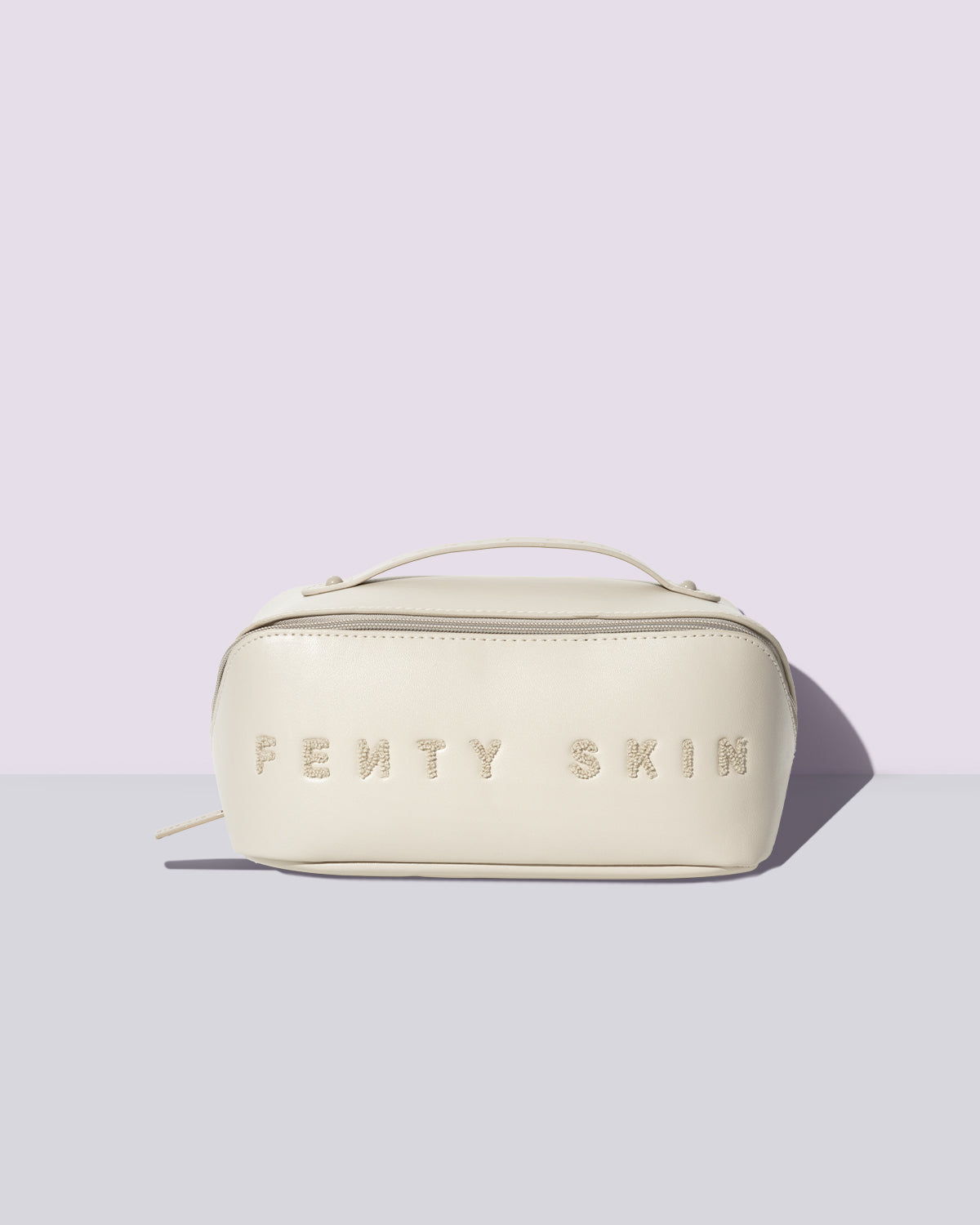 Fenty Skin Embossed Makeup Bag - Travel Cosmetic Pouch for Women | Perfect for Gym, Travel & Everyday Essentials Storage