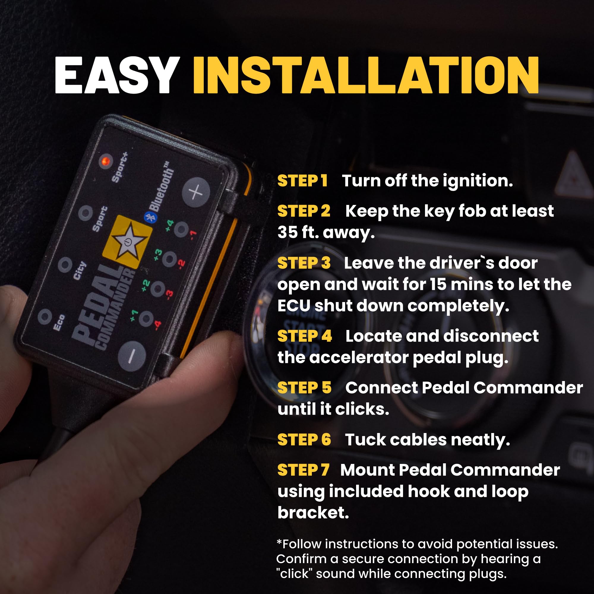 **PEDAL COMMANDER Throttle Response Controller for Ram 1500 Classic 2019-2024 - Fits 4th Gen, Express, Tradesman, Warlock (3.0L, 3.6L, 5.7L) - Enhance Acceleration & Performance for Off-Roading & Towing**