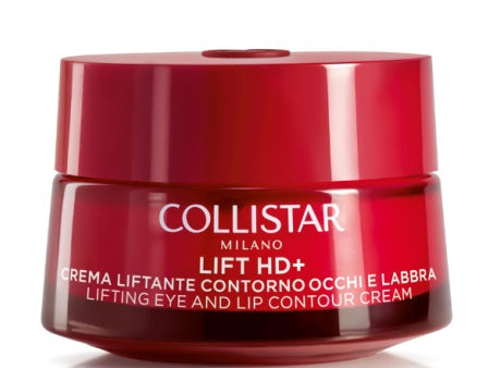 Collistar Lift HD Eye & Lip Contour Cream - Anti-Aging Treatment for Dark Circles & Wrinkles - Hydrating Eye Cream for Day & Night Use - Perfect for Travel & Daily Skincare Routine