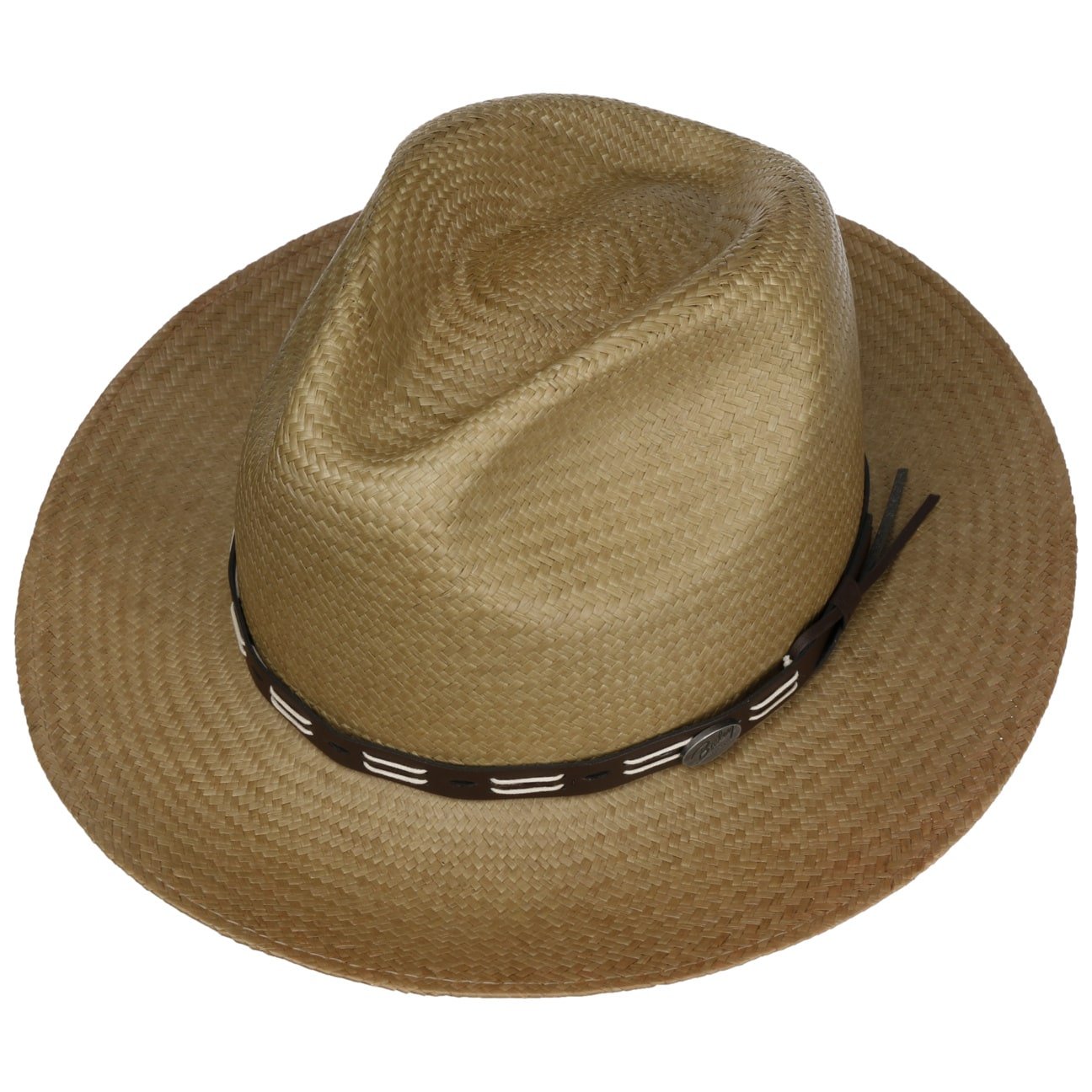 Bailey 1922 Cutlers Panama Hat - Premium Straw Fedora for Men & Women - Perfect for Summer Beach Vacations, Outdoor Weddings & Tropical Getaways