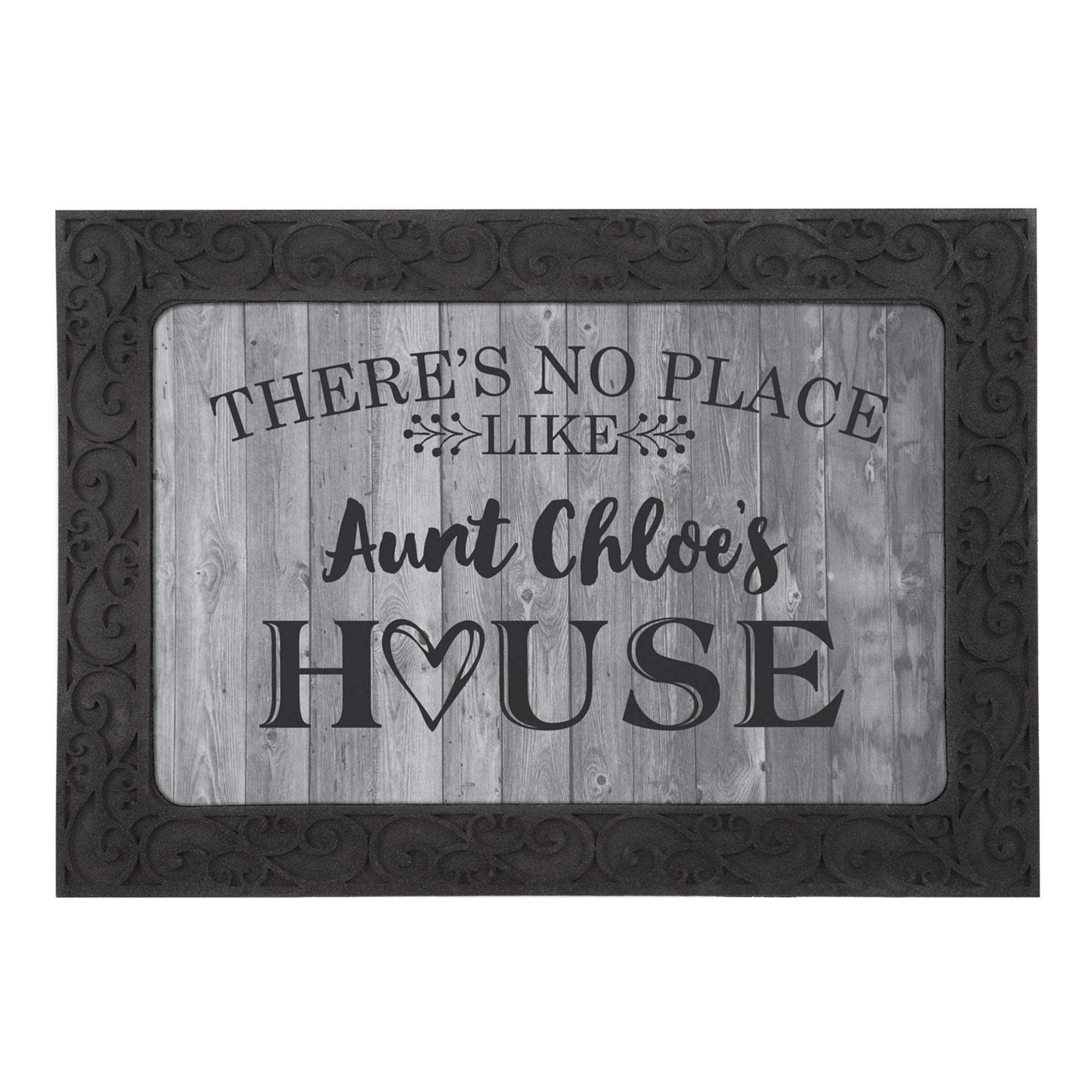 Premium Heavy Duty Welcome Doormat - Indoor/Outdoor Non-Slip Entrance Rug - Gray Home Decor for Front Door - Perfect for Housewarming Gifts & Cozy Home Entrance
