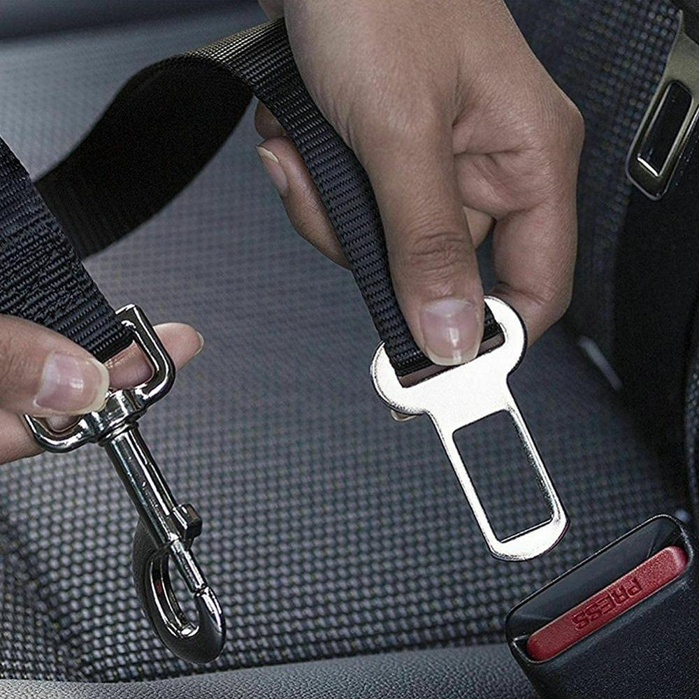 Blue Dog Car Harness Seat Belt - Pet Safety Vehicle Restraint for Dogs & Cats - Secure Travel Accessory for Road Trips & Daily Commutes