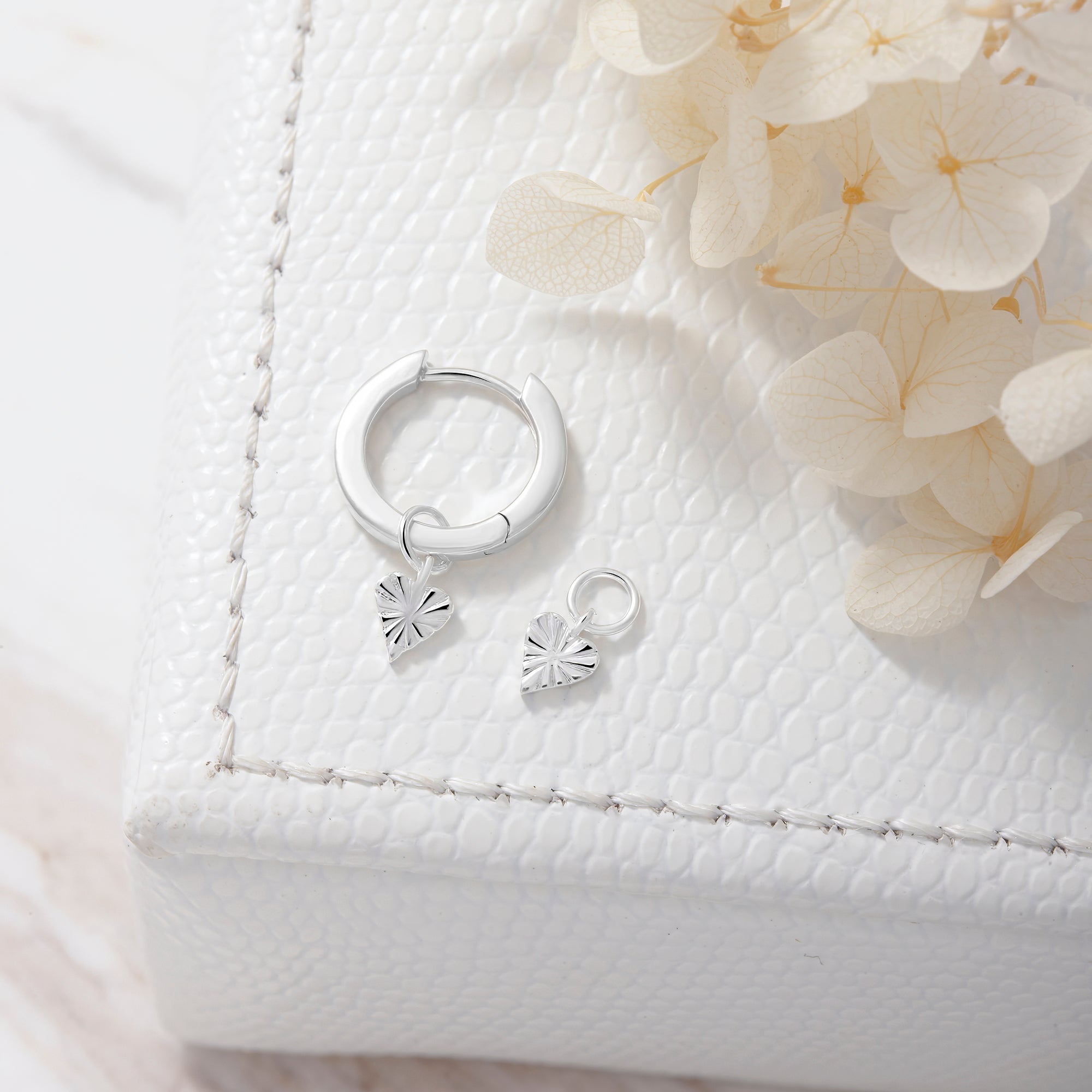Sweetheart Ear Charms for Women - Romantic Heart-Shaped Earring Charms - Perfect for Valentine's Day, Anniversary & Date Night Gifts