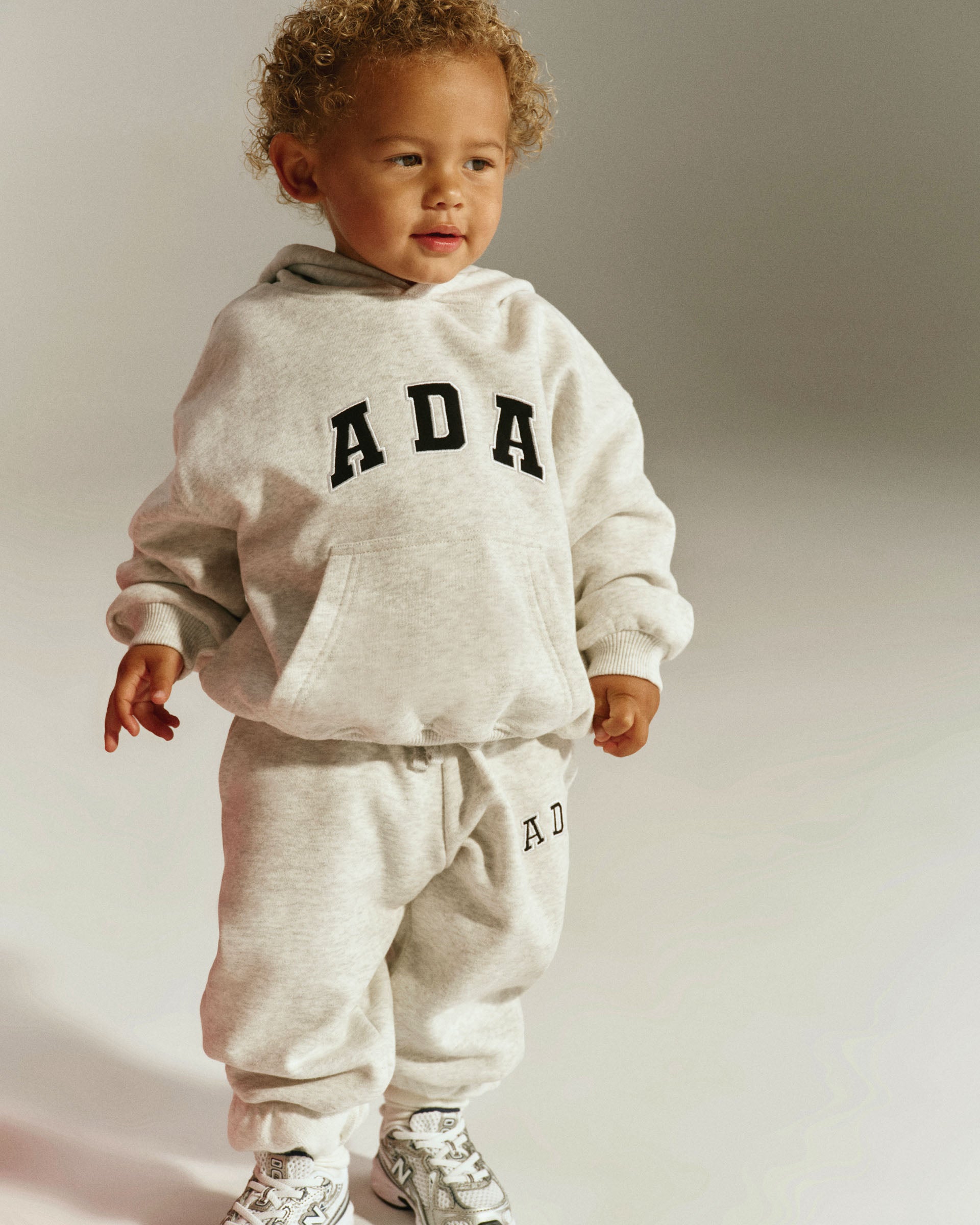 Mini ADA Sweatpants for Women - Light Grey Melange Joggers | Comfortable Lounge Pants for Yoga, Running & Casual Wear