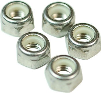 Wheels Manufacturing M6 Stainless Steel Nylock Hex Nut (Pack of 20) - Perfect for Bicycle, Motorcycle & Automotive Applications