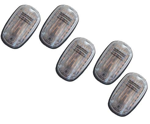 Dodge Ram 2003-2018 Roof Cab Factory Lights - Amber LED with Clear Lens for Off-Road Trucks & Work Vehicles