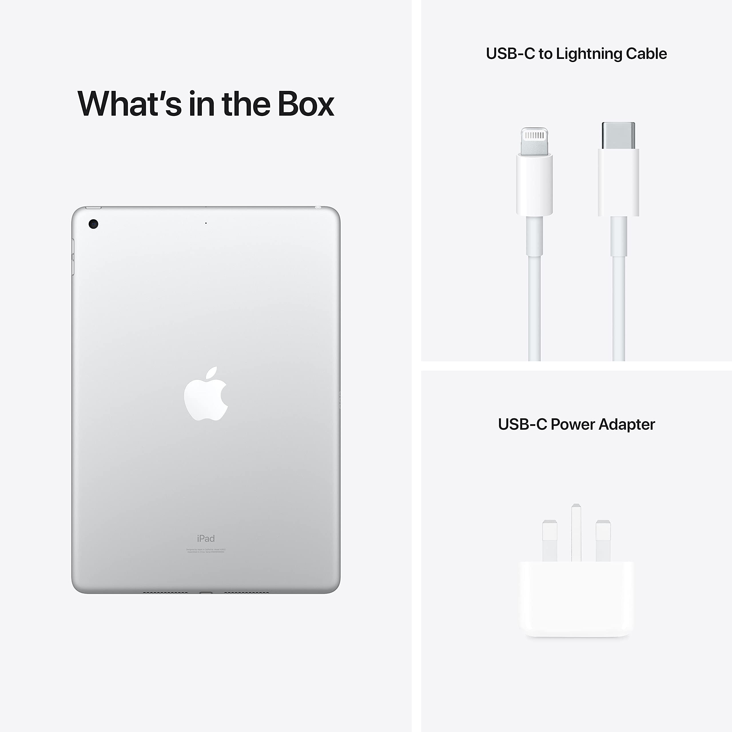 2021 Apple iPad 10.2-inch Wi-Fi 256GB Silver (Renewed) - Perfect for Work, Study & Entertainment | Fast Performance & Long Battery Life