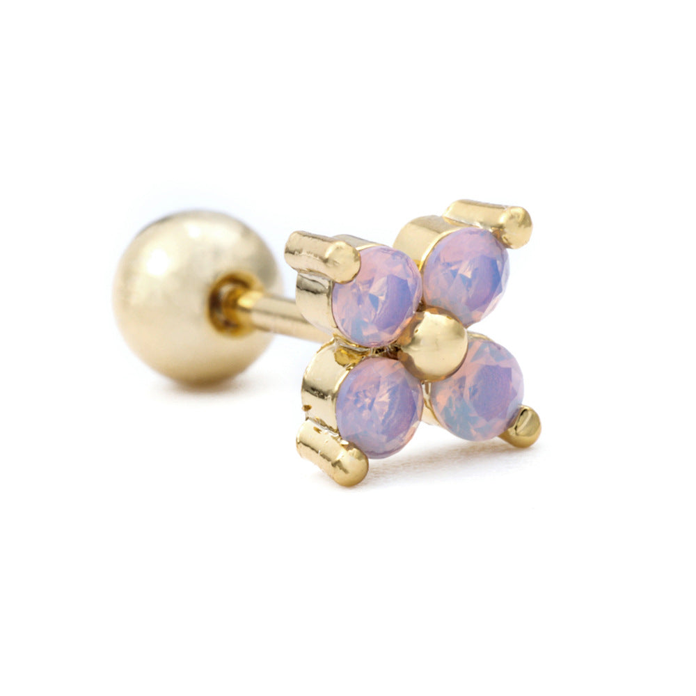 20G Cartilage Tiny Stud Earrings - Flat Back Helix Earrings for Women | EGD0171 | Perfect for Daily Wear, Piercing Jewelry Gift