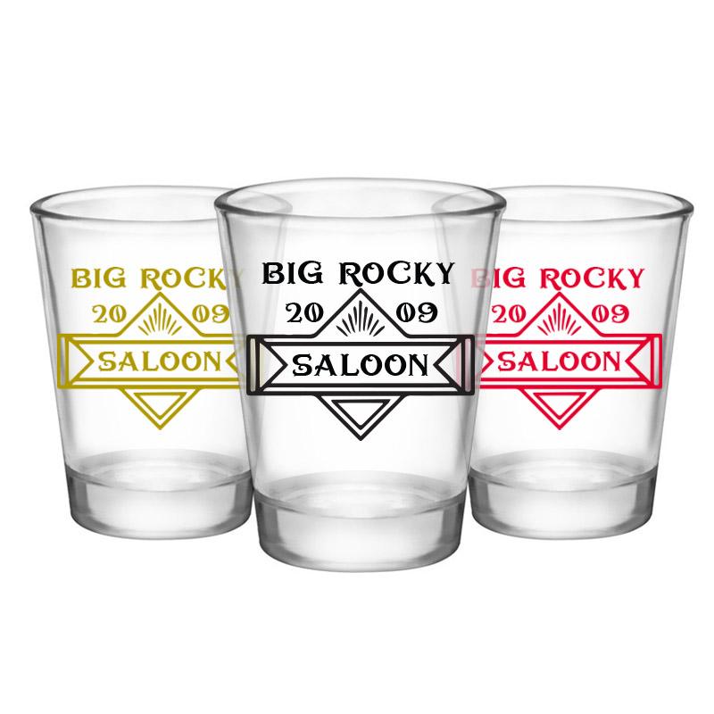 Customizable Clear Shot Glass 1.75 oz - Bulk Barware for Parties, Weddings & Events - Engraved Whiskey Glasses for Bartending & Home Entertaining