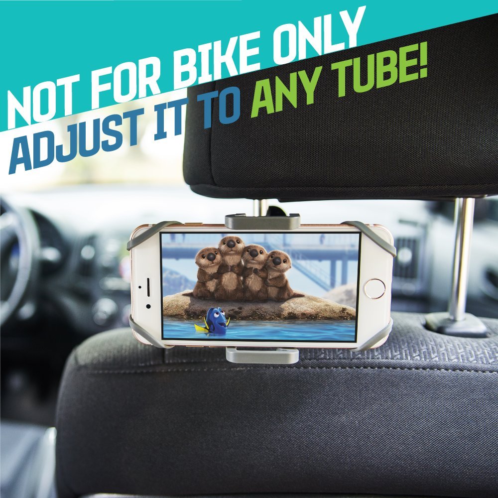 Unbreakable Bike Phone Mount - Metal Handlebar Holder for iPhone & Samsung | Secure & Comfortable Cycling Accessory