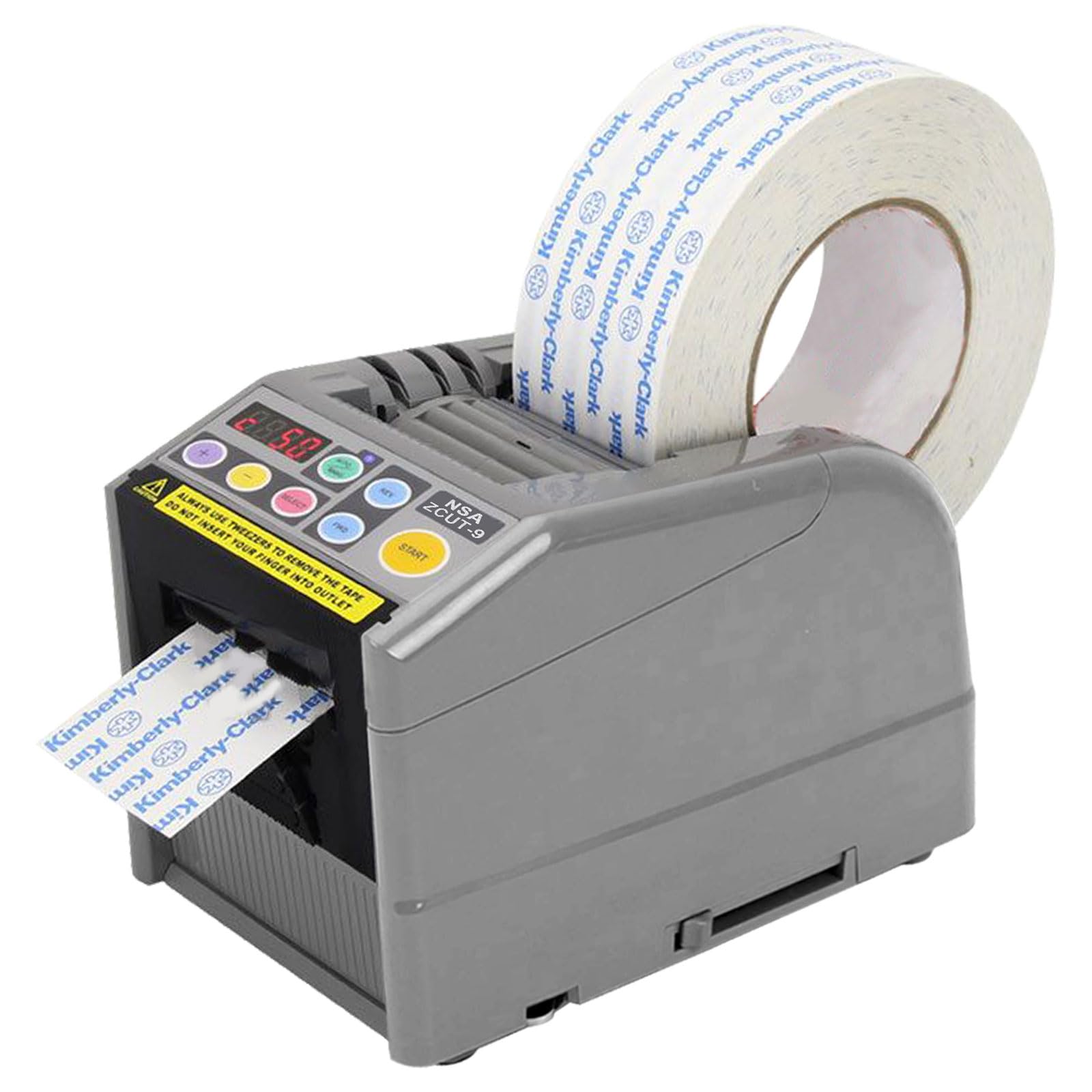 NSA Zcut-9 Automatic Tape Dispenser - Upgraded Clamshell Design (Same as ZCUT-9GR) | Durable & Efficient for 39-Inch Tape Cutting | Perfect for Shipping, Packaging & Office Use