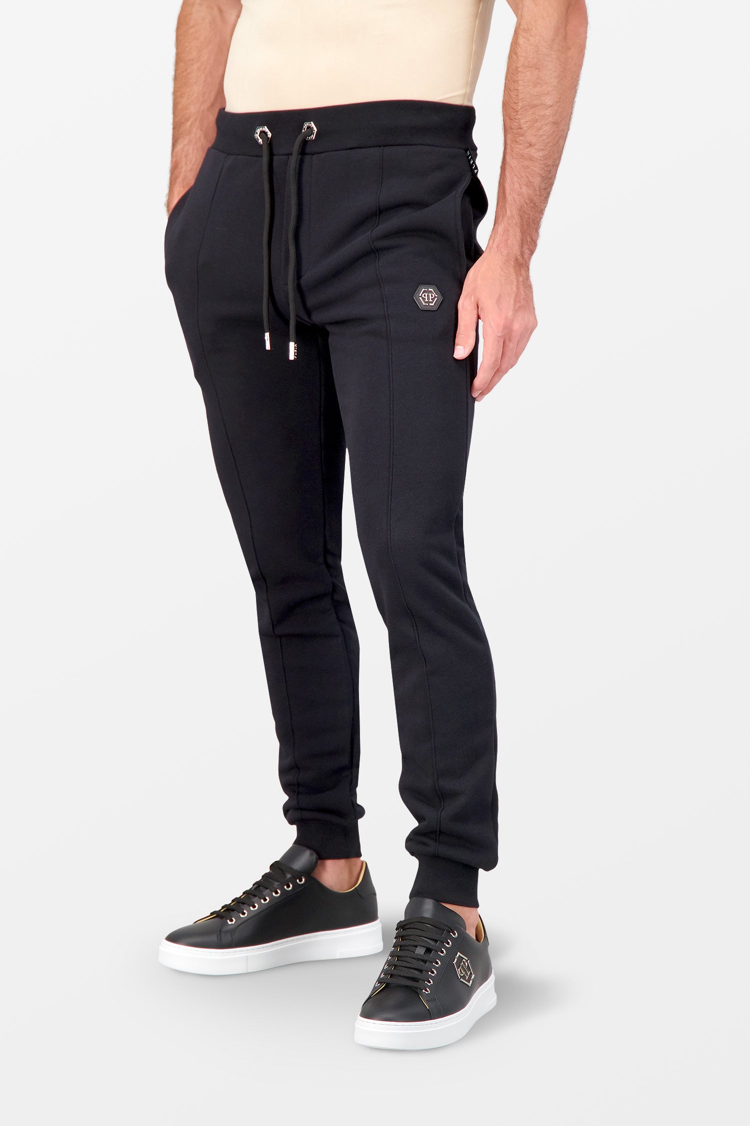 Philipp Plein Black Jogging Pants for Men - Stylish Comfortable Lounge & Workout Trousers - Perfect for Gym, Running, and Casual Wear