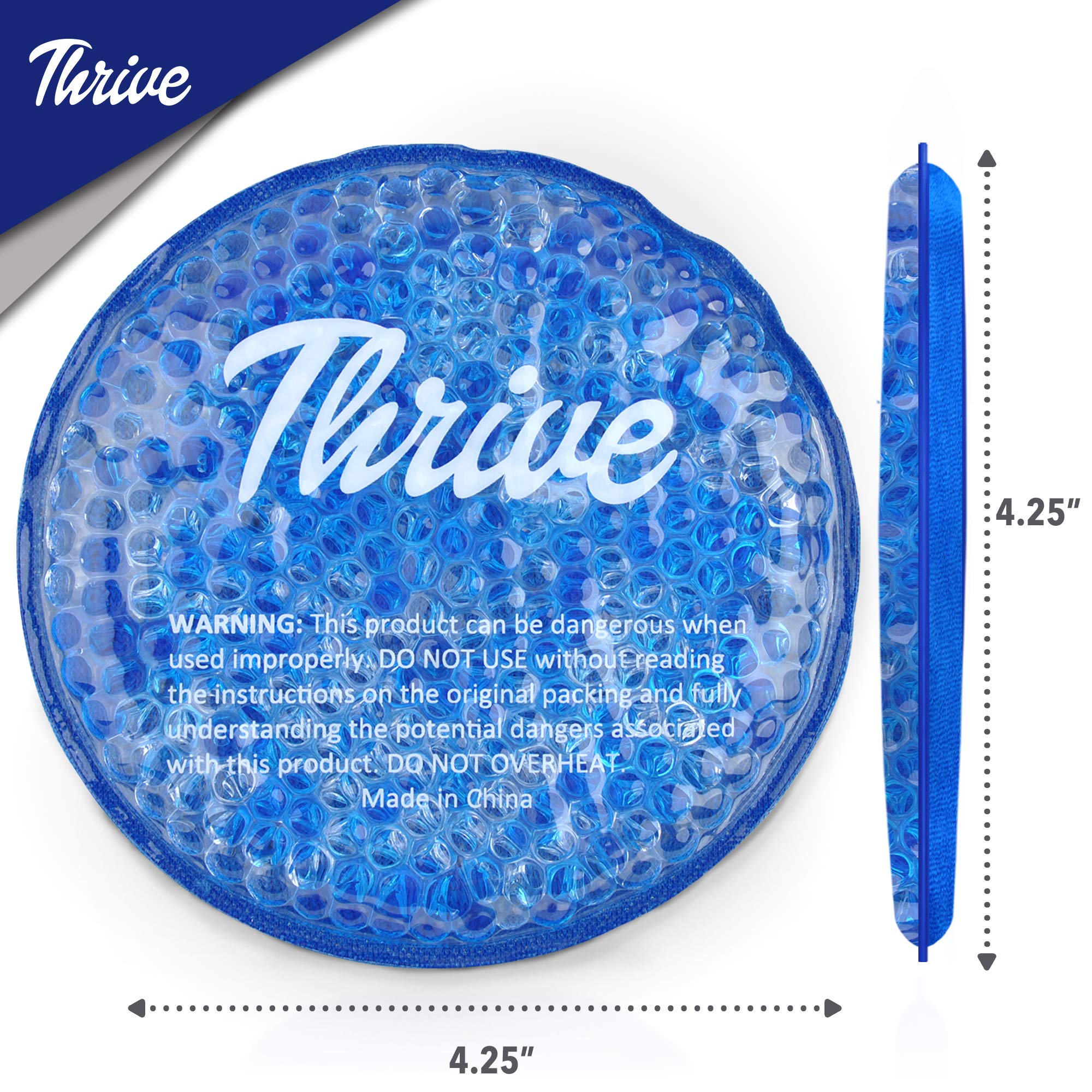 Thrive Postpartum Essentials Kit - Cooling Perineal Ice Packs & Soothing Breast Therapy Packs for Postpartum Recovery, C-Section Relief & Breastfeeding Comfort (Perfect for New Moms & Hospital Bag Essentials)