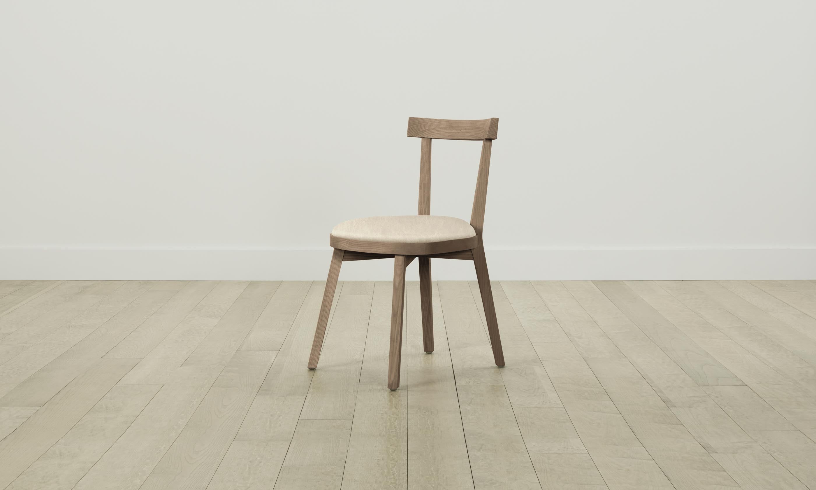 Allen Dining Chair - Premium Tuscan Leather Bisque Upholstery for Elegant Home & Restaurant Seating - Perfect for Dining Rooms, Kitchens & Office Spaces