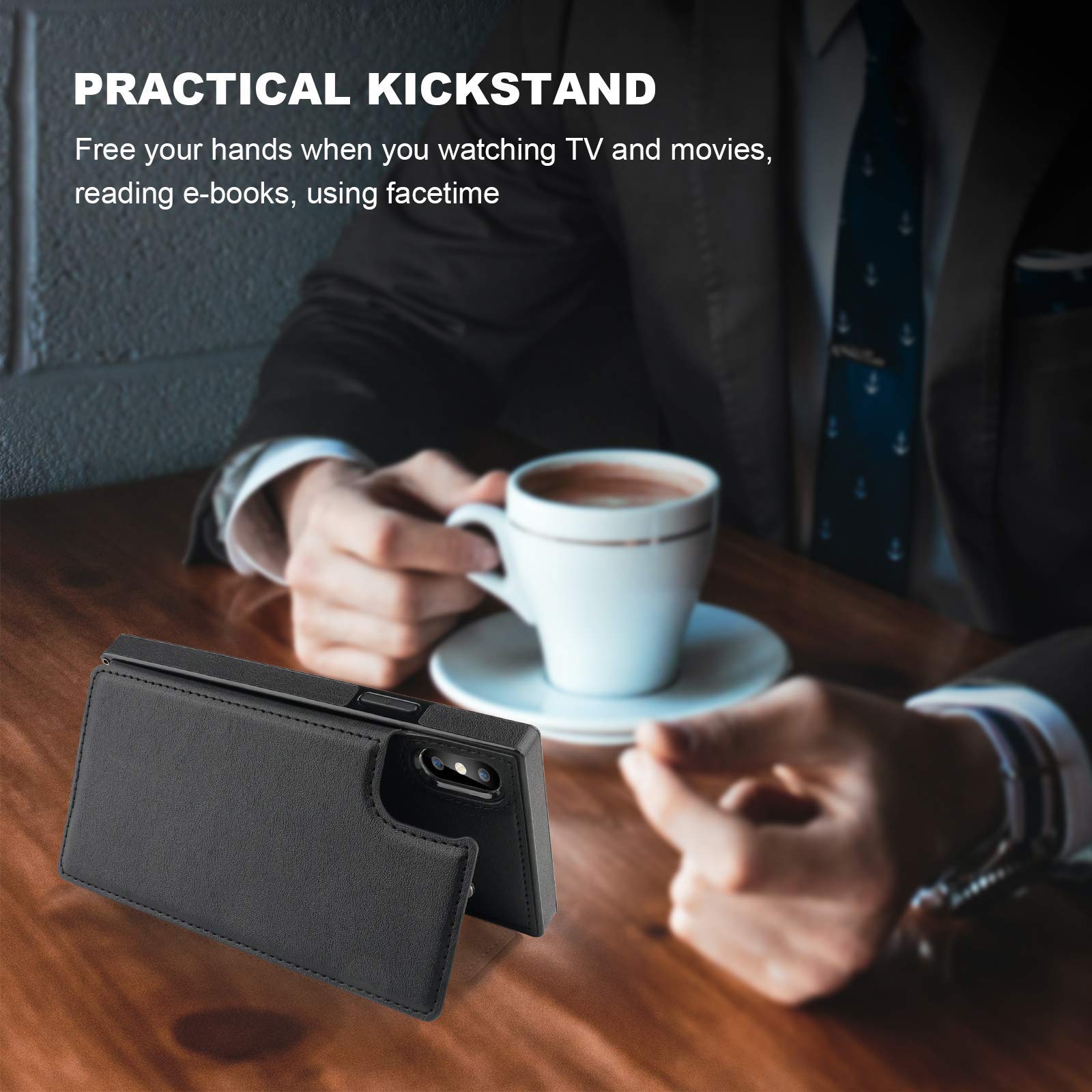 RFID Blocking Wallet Case for iPhone Xs Max 6.5