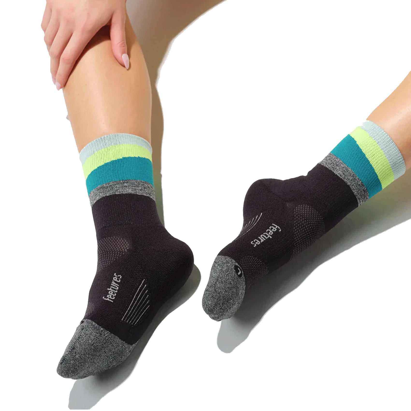 Feetures Elite Ultra Light Cushion Mini Crew Socks for Men & Women - Perfect for Running, Hiking & Everyday Comfort