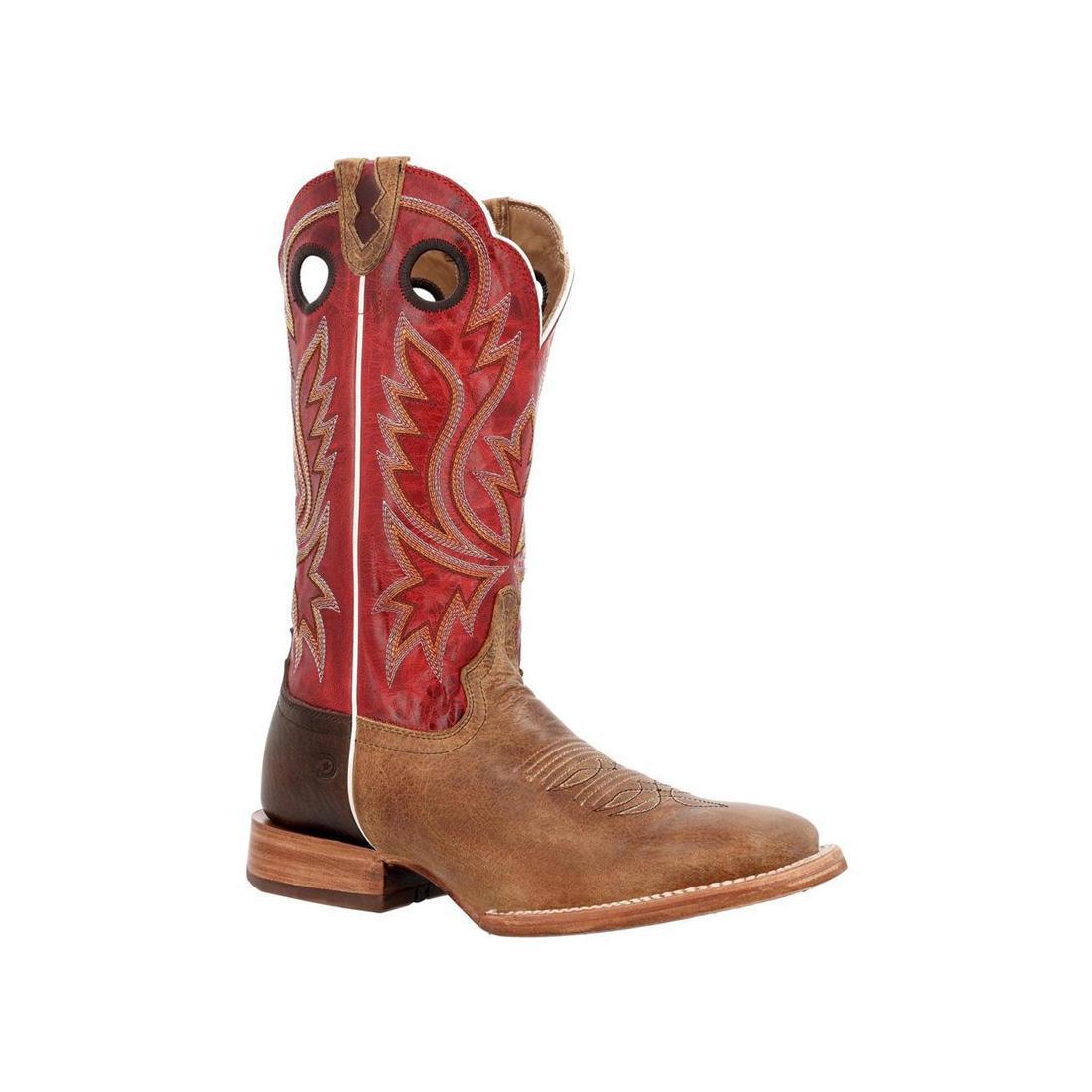 PRCA Collection Genuine Leather Bison Western Boots for Men & Women – Comfortable Cowboy Boots for Riding, Rodeo & Country Fashion