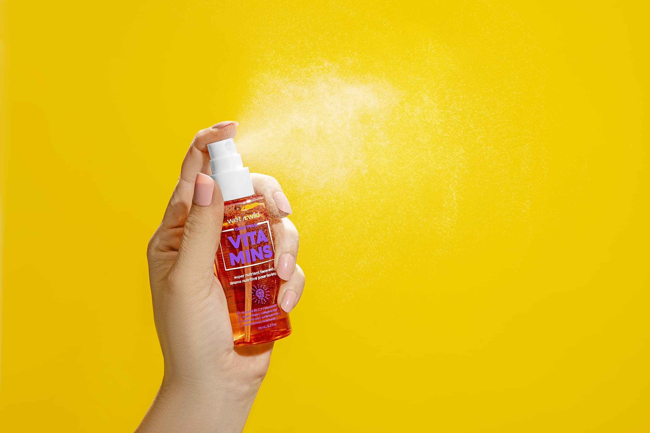 Wet n Wild Take Your Vitamins Super Nutrient Face Mist - Hydrating & Refreshing Vitamin Spray for Glowing Skin | Perfect for Daily Skincare Routine & On-the-Go Hydration
