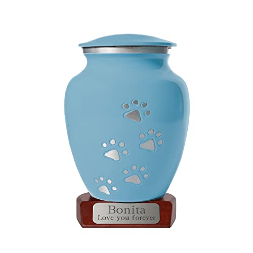 Baby Blue, Vertical Pewter Paws