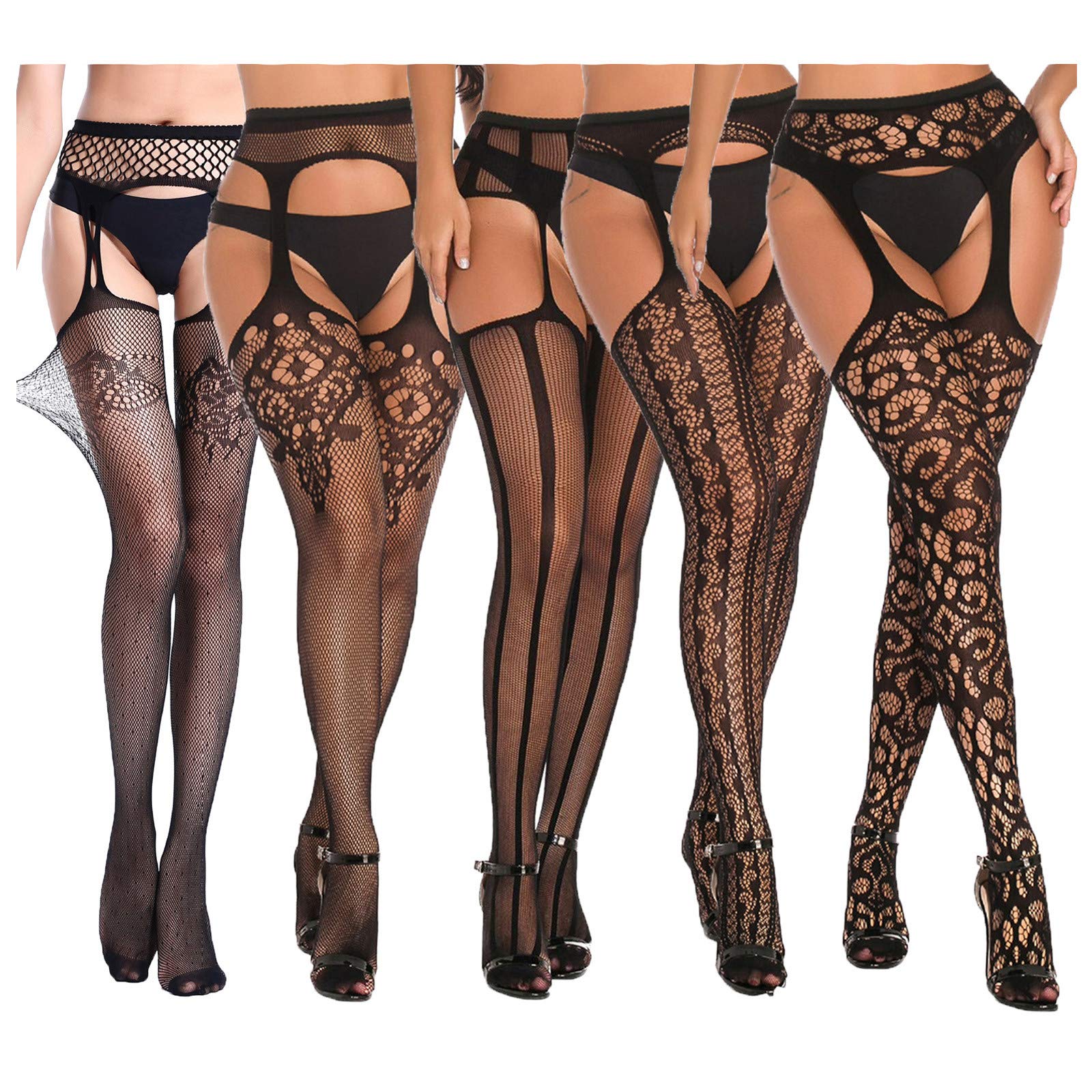 Sexy Vintage Fake Tattoo Stockings for Women - Dot Print Thin Mesh Pantyhose | Perfect for Sleepwear, Cosplay & Night Out Outfits
