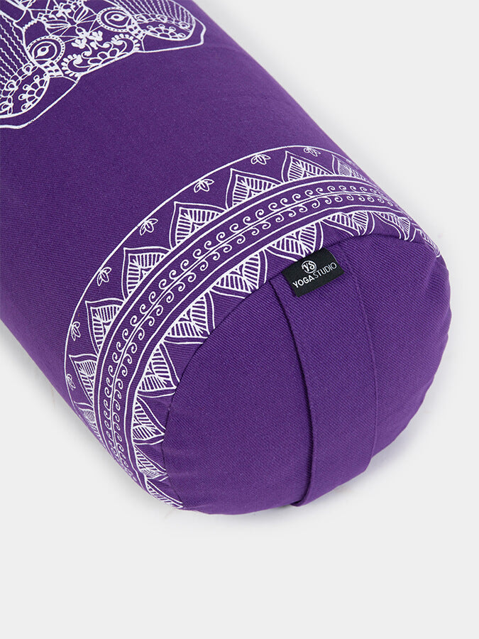 Organic Buckwheat Meditation Bolster Cushion for Yoga & Zen - Supportive Elephant Pillow for Home Studio, Meditation & Relaxation - Perfect for Yoga, Reiki & Stress Relief