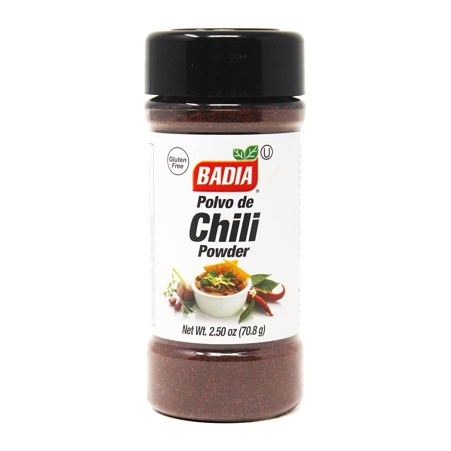 Badia Chili Powder 2.5 oz (Pack of 2) - Premium Ground Chili Spice for Cooking, Seasoning & Mexican Recipes - Perfect for Tacos, Chili & BBQ Dishes