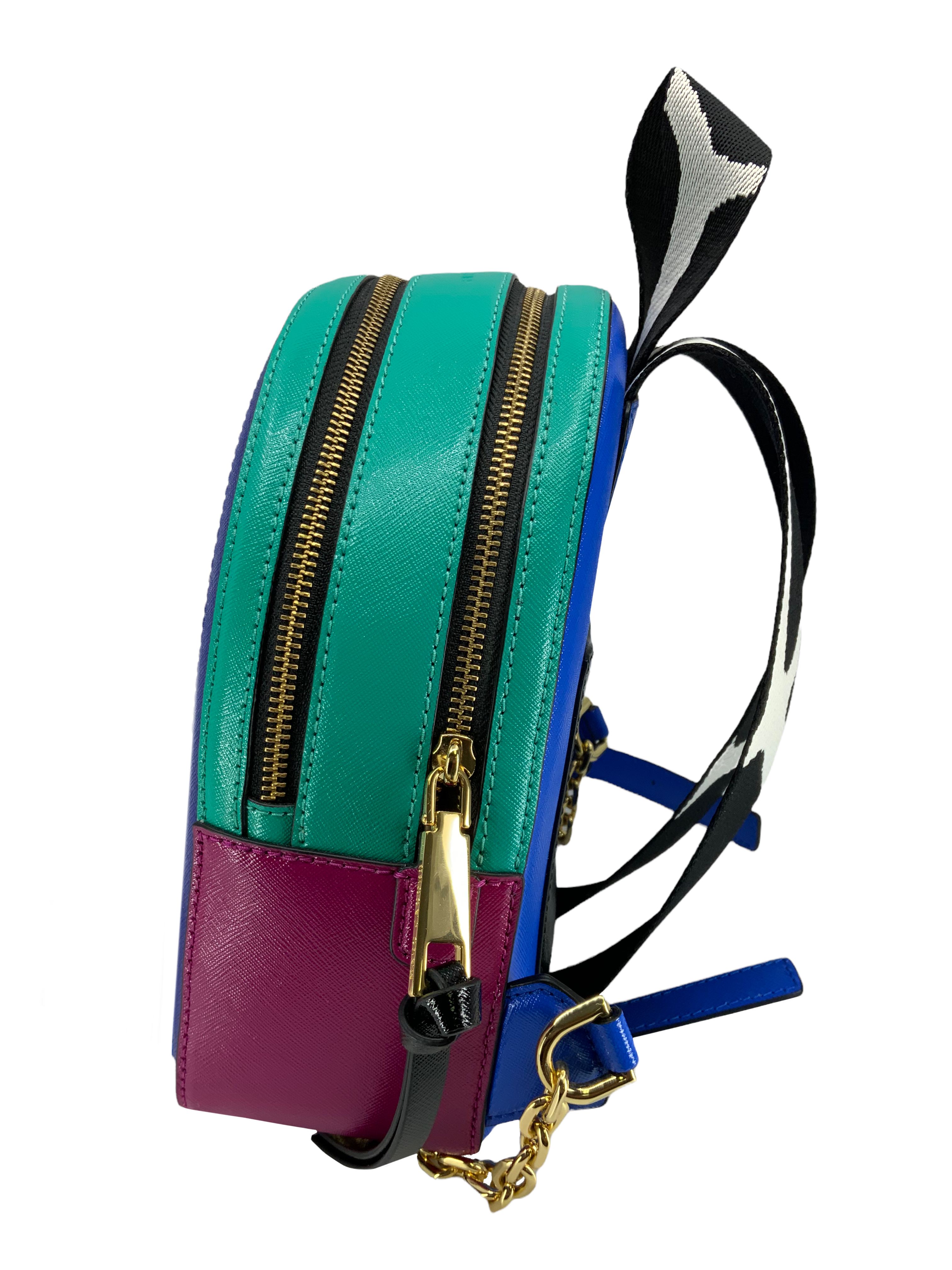 Marc Jacobs Colorblock Pack Shot Mini Backpack - Stylish & Trendy Women's Shoulder Bag for Travel, Work & Everyday Use