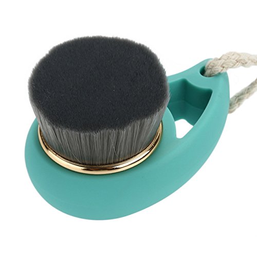 Bamboo Charcoal Facial Cleansing Brush - Soft Bristle Pore Cleanser for Deep Skin Cleansing & Massage | Gentle Exfoliating Face Wash Brush for Daily Skincare Routine & Spa Treatment