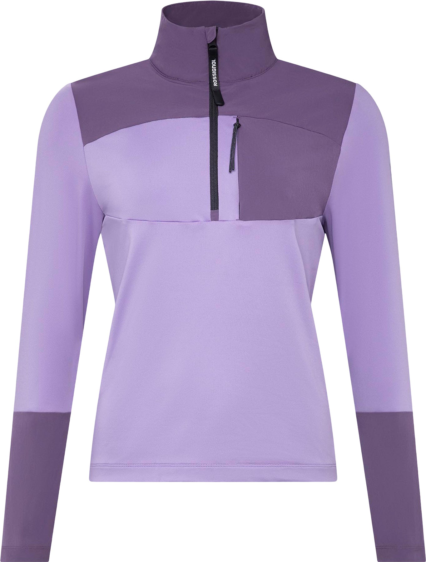 1/2 Zip Midlayer Sweatshirt for Women - Lightweight Fleece Pullover with Half-Zip Design for Hiking, Running & Outdoor Activities