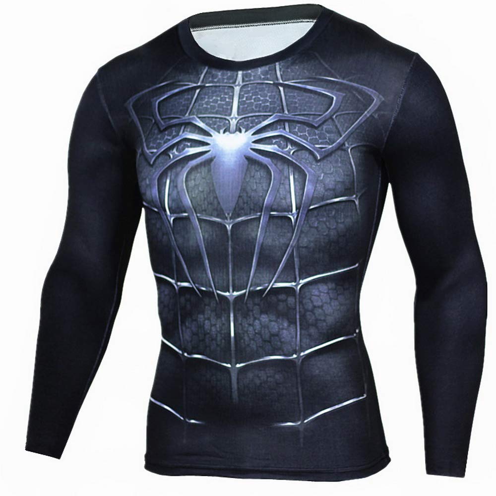 Men's & Women's Compression Long Sleeve Shirt - Moisture Wicking Athletic Top for Running, Workout & Gym - Breathable Performance Sportswear (Ideal for Jogging, Training & Outdoor Activities)
