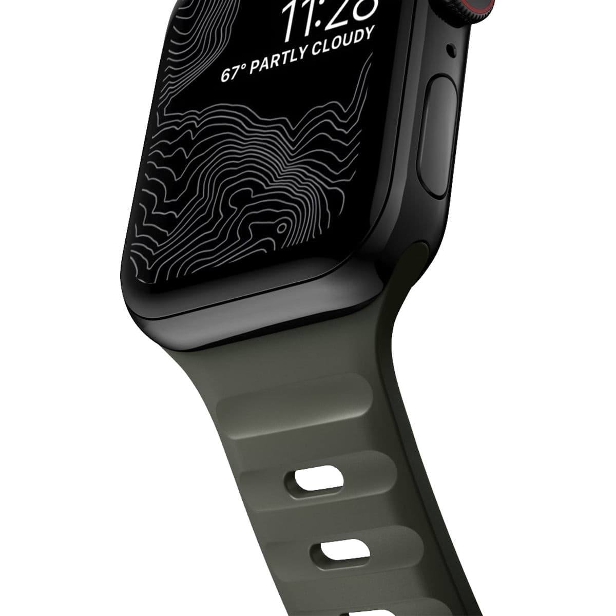 Nomad Sport Band for Apple Watch 40mm/41mm - Premium Ash Green Strap | Perfect for Workouts, Running & Everyday Wear