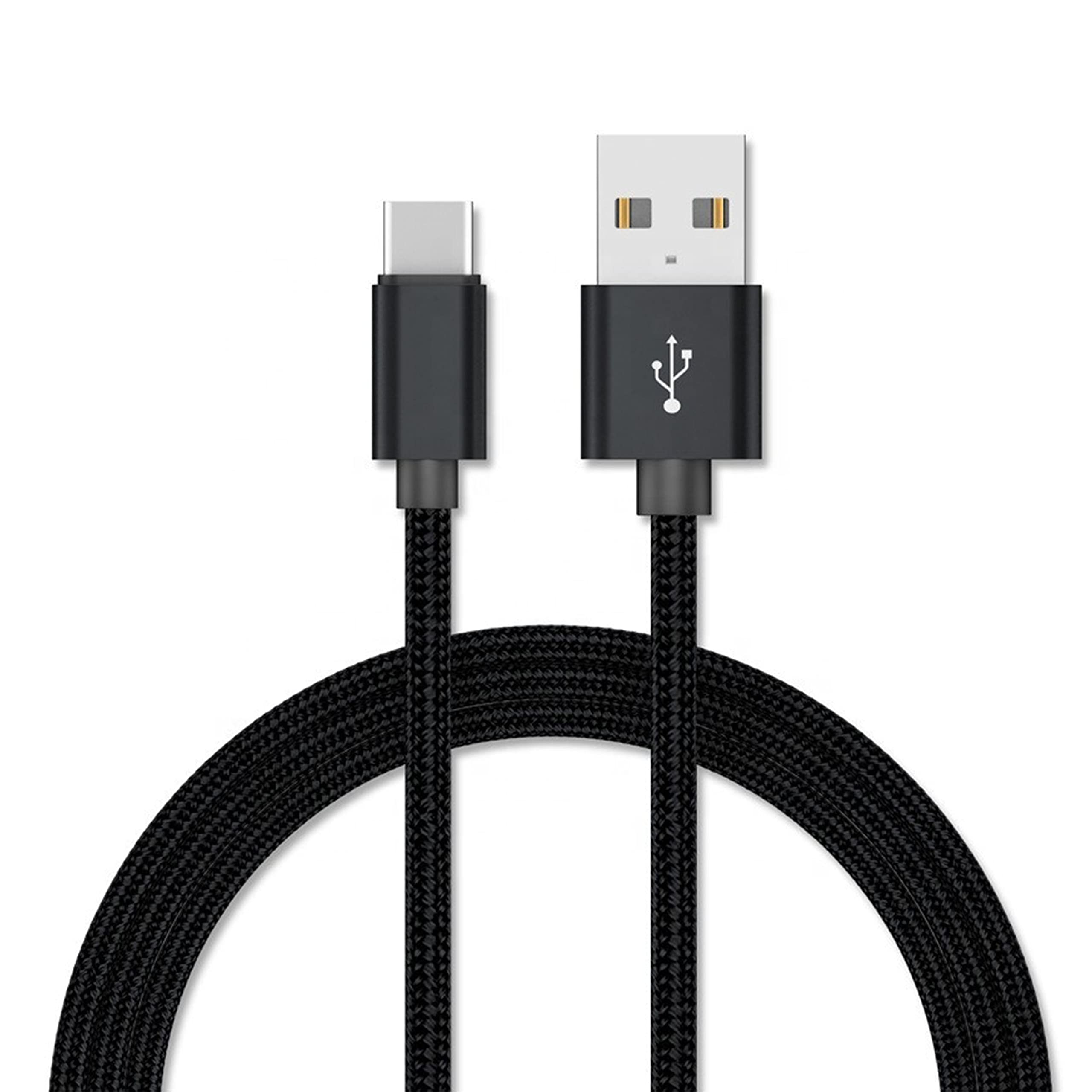 Premium Braided USB C Fast Charging Cable 3A - 3M Type C Charger Cord for Samsung Galaxy S20/S10/S9, Note 9/8, LG G5, Sony Xperia, Moto G7, Nintendo Switch, HTC, MacBook - High Speed Data Sync & Fast Charging for Phones, Tablets & Laptops - Perfect for Home, Office & Travel Use