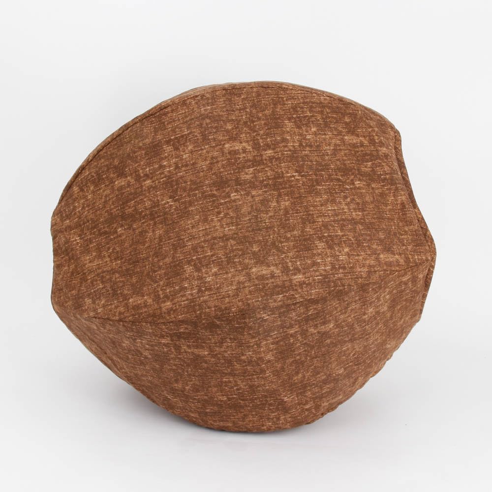 Cozy Cat Ball Bed for Indoor Cats - Soft & Warm Pet Bed in Brown/Avocado - Perfect for Napping, Lounging & Playtime in Living Room or Bedroom
