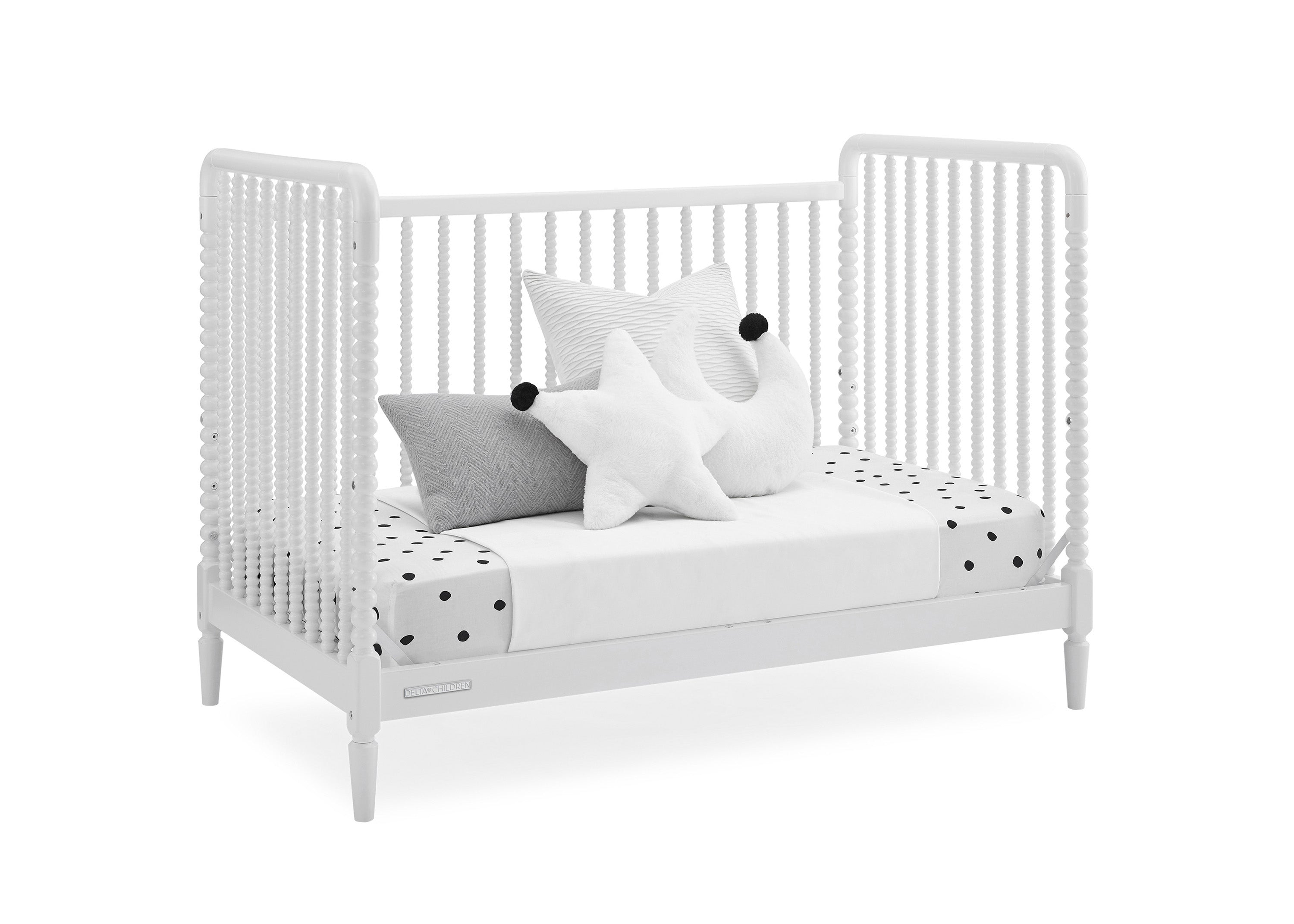 Saint 4-in-1 Convertible Baby Crib - Toddler Bed, Daybed & Full-Size Bed - Safe Nursery Furniture for Newborns to Teens - Perfect for Bedrooms, Daycare & Guest Rooms