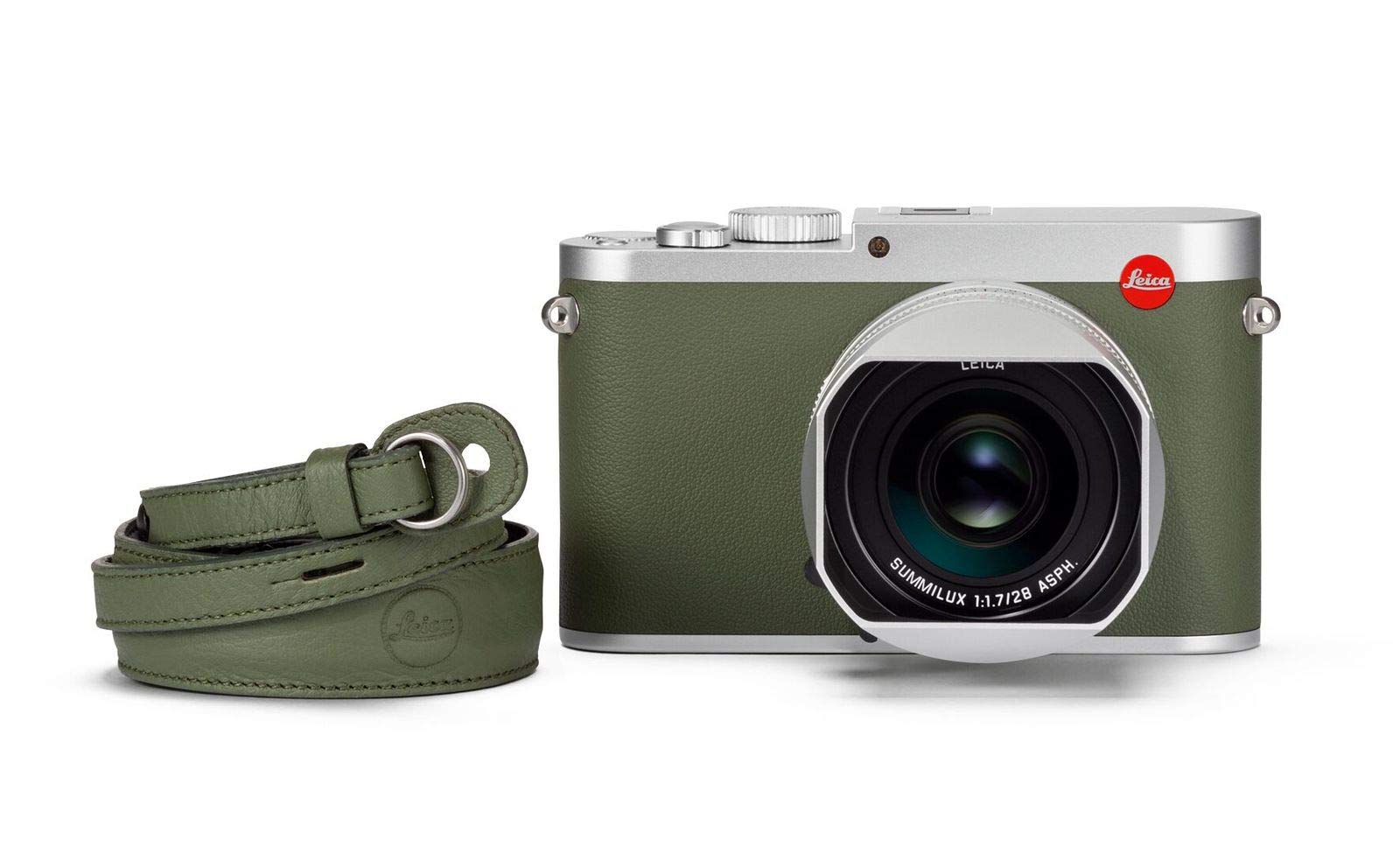 Leica Q (Typ 116) Limited Edition Khaki Digital Camera - Premium Compact Full Frame 28mm f/1.7 Lens for Travel, Street & Portrait Photography