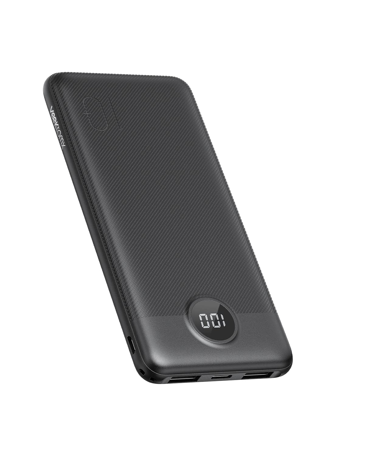 VEEKTOMX 10000mAh Power Bank Fast Charging Portable Charger with USB-C Input - Perfect for Travel, Camping & Emergency Phone Charging