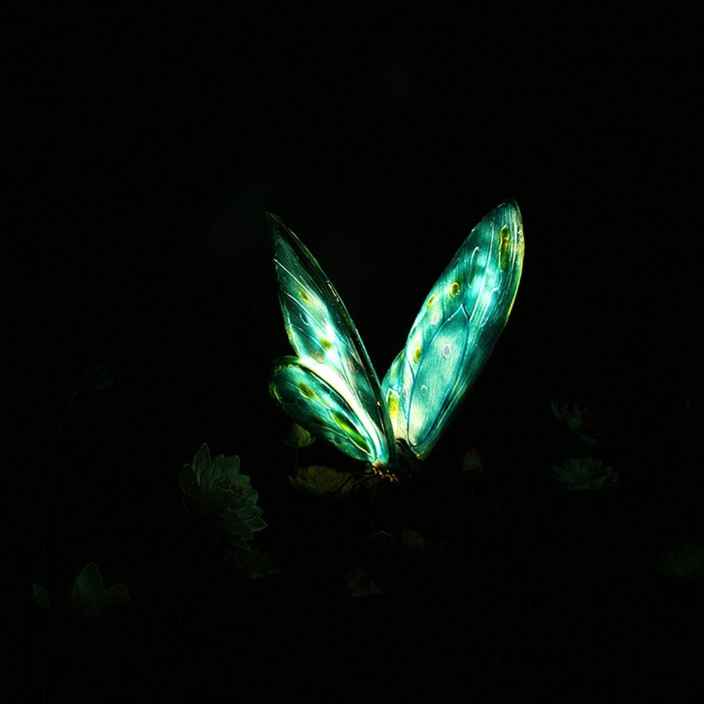Energy-Saving Waterproof Animal-Shaped Solar Garden Lights - Glowing Butterfly Landscape Stigma Lamps for Outdoor, Lawn, Park & Courtyard Decor - IP65 Rainproof & Rustproof for Year-Round Use - Perfect for Pathway Lighting, Garden Accents and Nighttime Ambiance