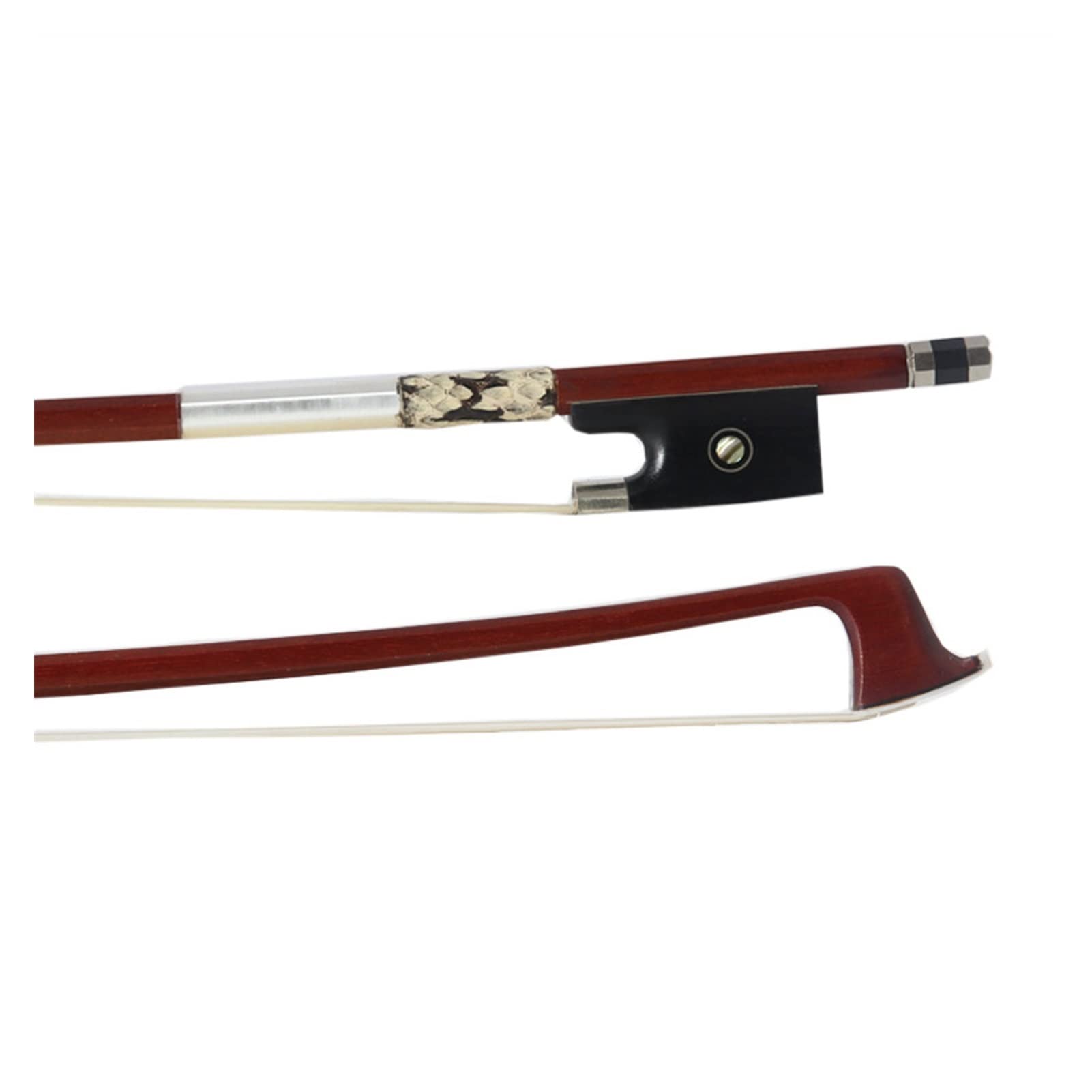 Premium Brazilian Wood Violin Bow with Horsetail Hair - 1/2 Size for Student & Professional Violinists - Perfect for Classical Music, Performances & Practice Sessions