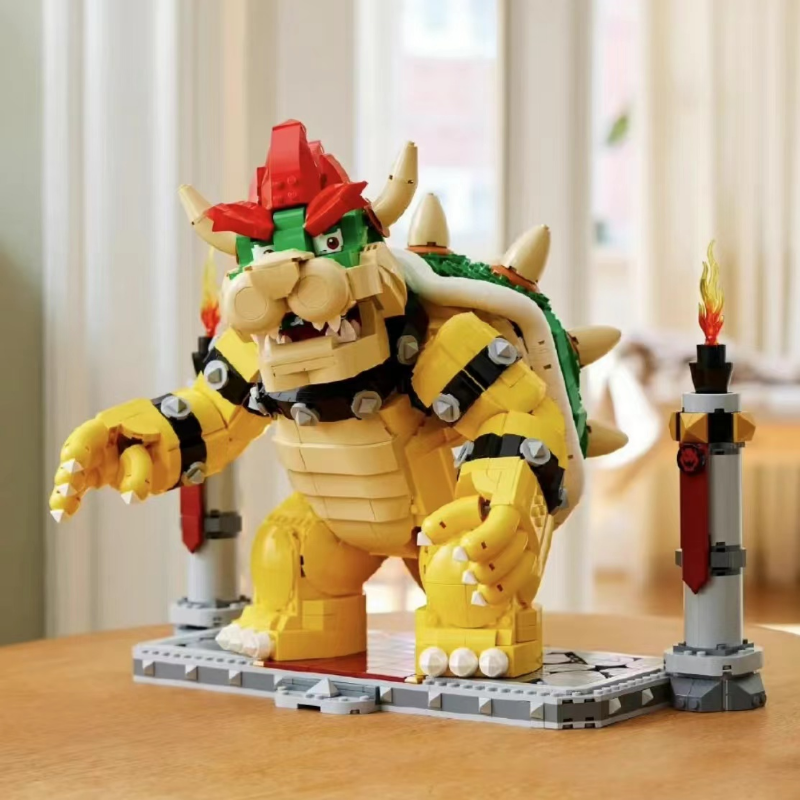 2807 PCS Super Mario The Mighty Bowser Building Set - Compatible with LEGO 71411 - Creative Construction Toy for Kids & Adults - Perfect for Birthday Gifts, Home Decoration, and Collectors Display