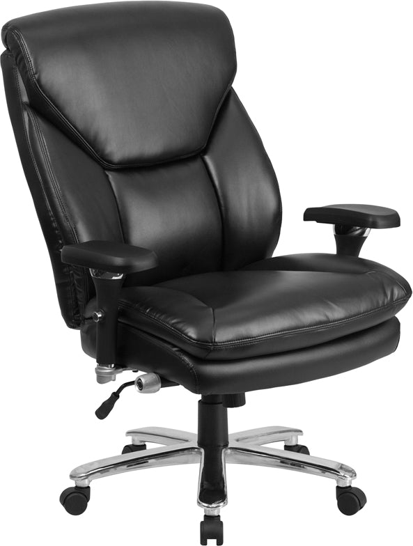 FLASH HERCULES Series Heavy Duty Executive Office Chair - 400 lb Weight Capacity, Ergonomic Design with Lumbar Support, Big & Tall Adjustable Chair for All-Day Comfort - Perfect for Home Office, Gaming, and Professional Workspaces